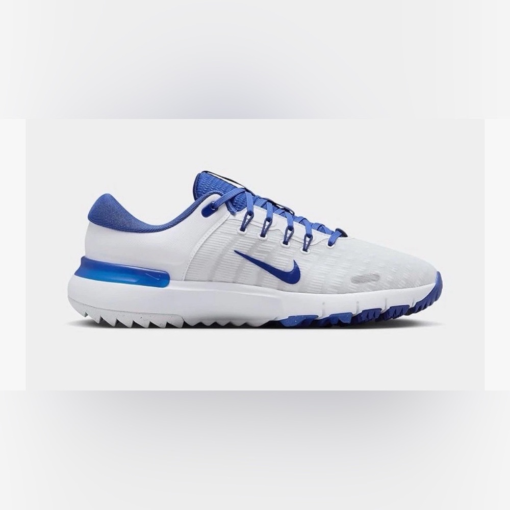 Nike Free Golf NN Men’s Golf Shoes-White/Blue-Various Sizes NIB⛳️ - Picture 4 of 8